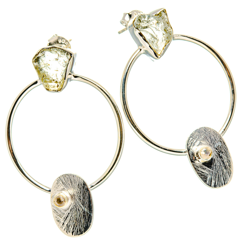 White Quartz Earrings handcrafted by Ana Silver Co - EARR431270 - Photo 2