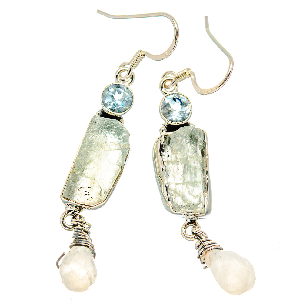 Aquamarine Earrings handcrafted by Ana Silver Co - EARR431285 - Photo 2