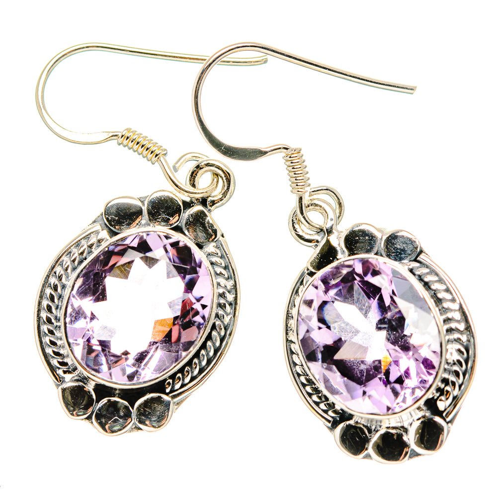 Amethyst Earrings handcrafted by Ana Silver Co - EARR431328 - Photo 2