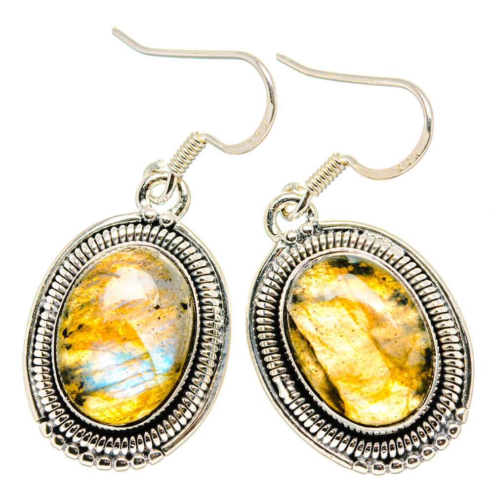 Labradorite Earrings handcrafted by Ana Silver Co - EARR431343 - Photo 2