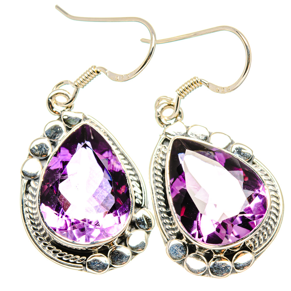 Amethyst Earrings handcrafted by Ana Silver Co - EARR431354 - Photo 2