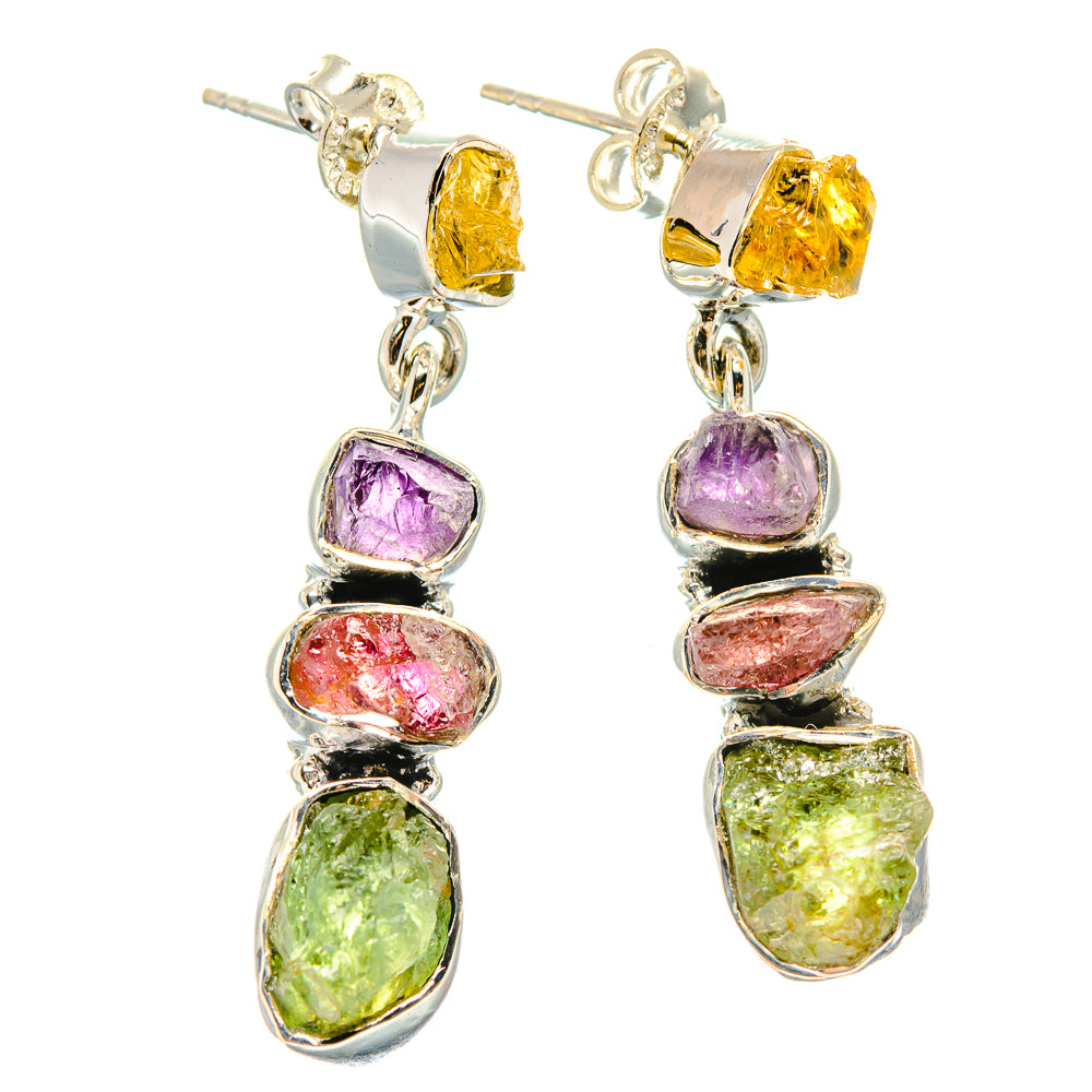 Peridot Earrings handcrafted by Ana Silver Co - EARR431404 - Photo 2