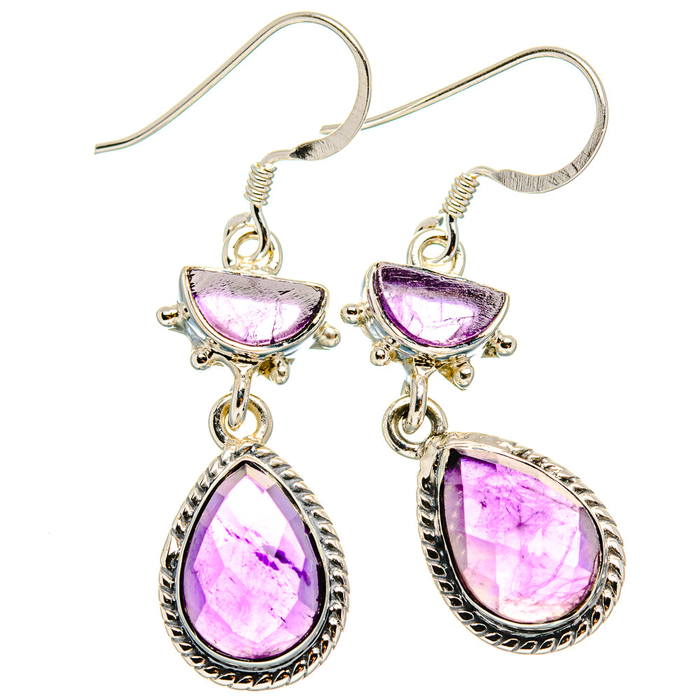 Amethyst Earrings handcrafted by Ana Silver Co - EARR431525 - Photo 2