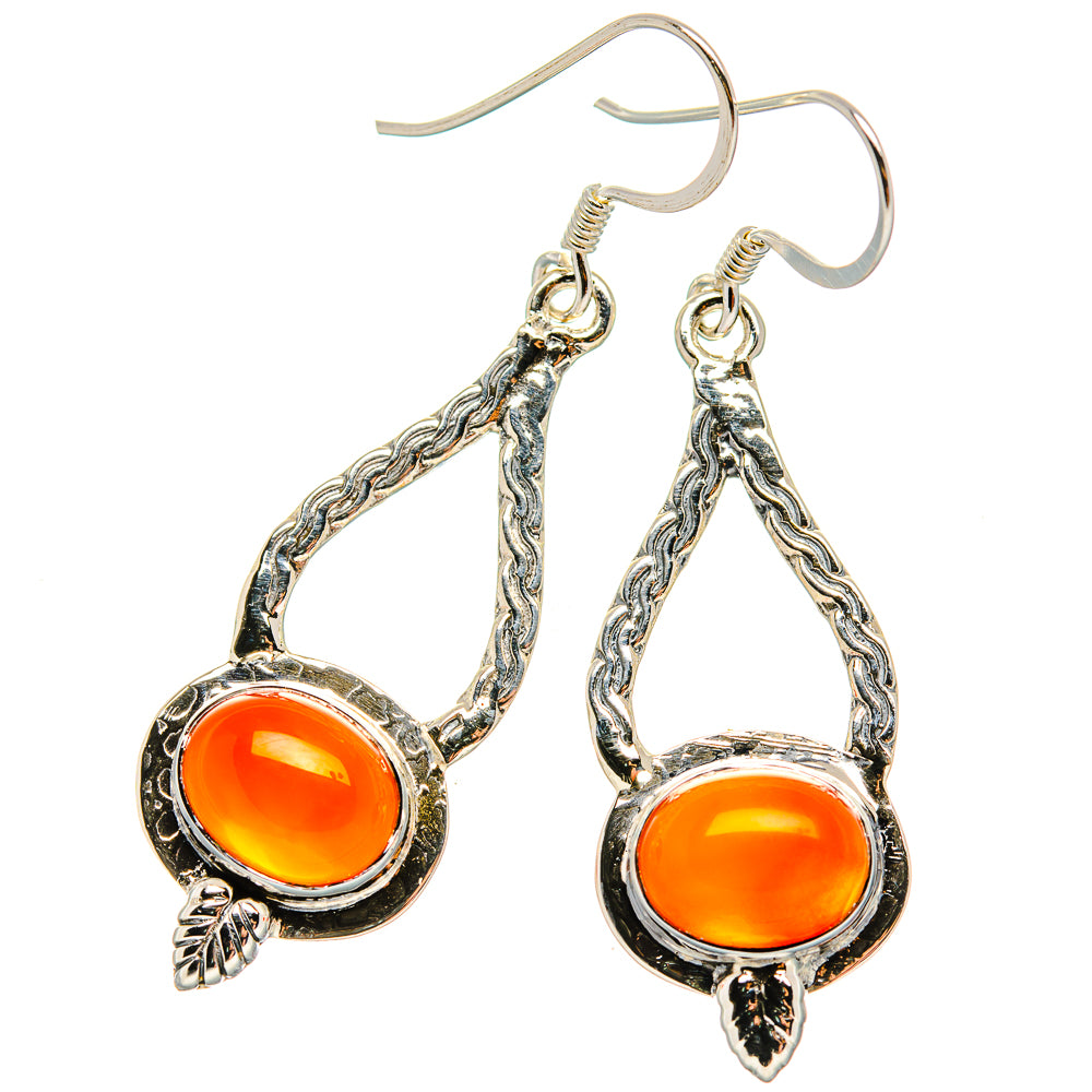Carnelian Earrings handcrafted by Ana Silver Co - EARR431552 - Photo 2