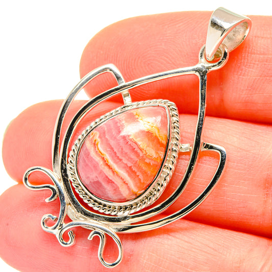 Rhodochrosite Pendants handcrafted by Ana Silver Co - PD21449