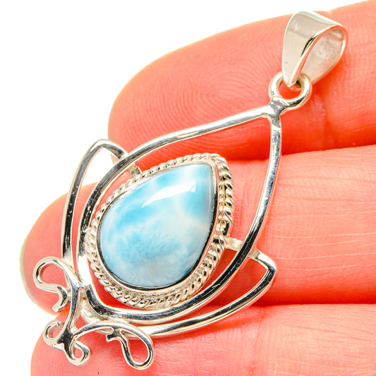 Larimar Pendants handcrafted by Ana Silver Co - PD21454