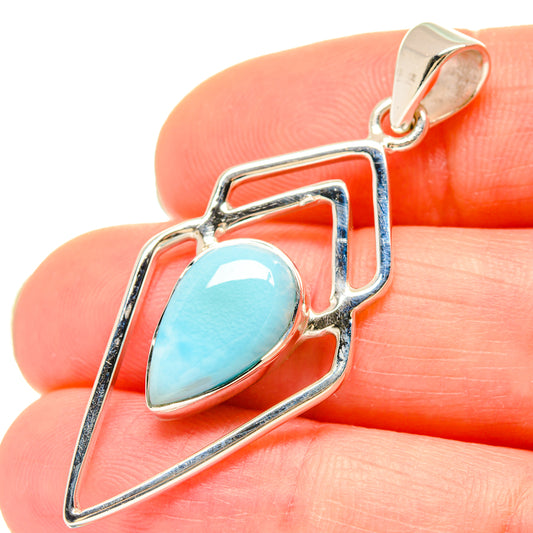 Larimar Pendants handcrafted by Ana Silver Co - PD21461