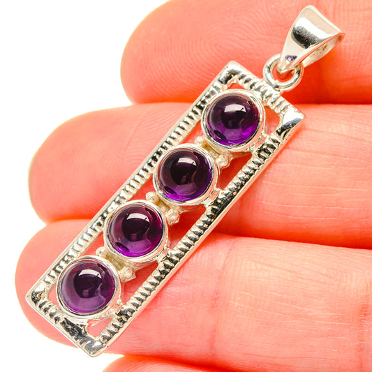 Amethyst Pendants handcrafted by Ana Silver Co - PD21471