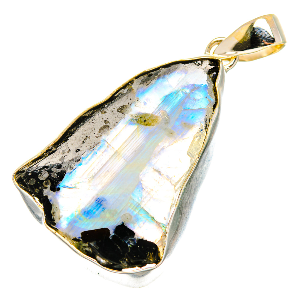 Rainbow Moonstone Pendants handcrafted by Ana Silver Co - PD10021
