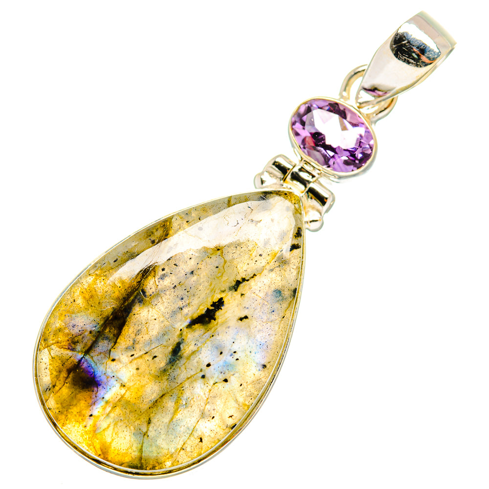 Labradorite Pendants handcrafted by Ana Silver Co - PD10024