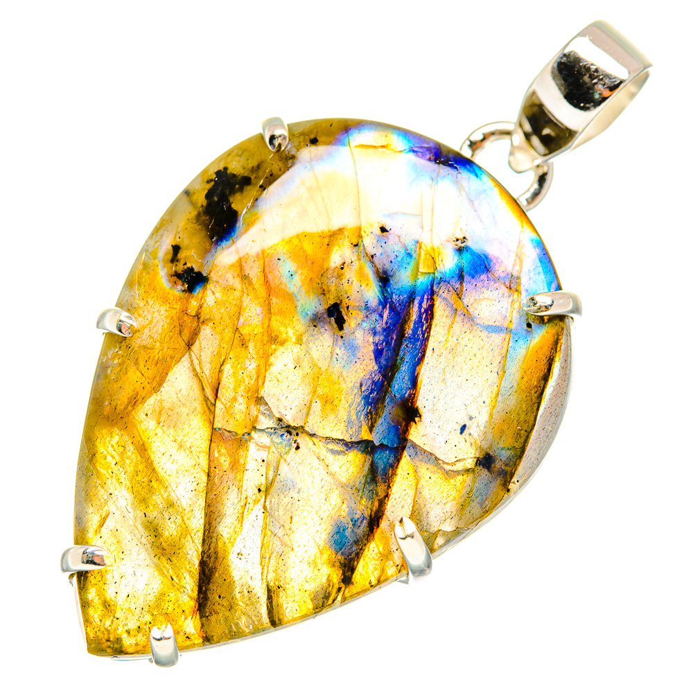 Labradorite Pendants handcrafted by Ana Silver Co - PD10027