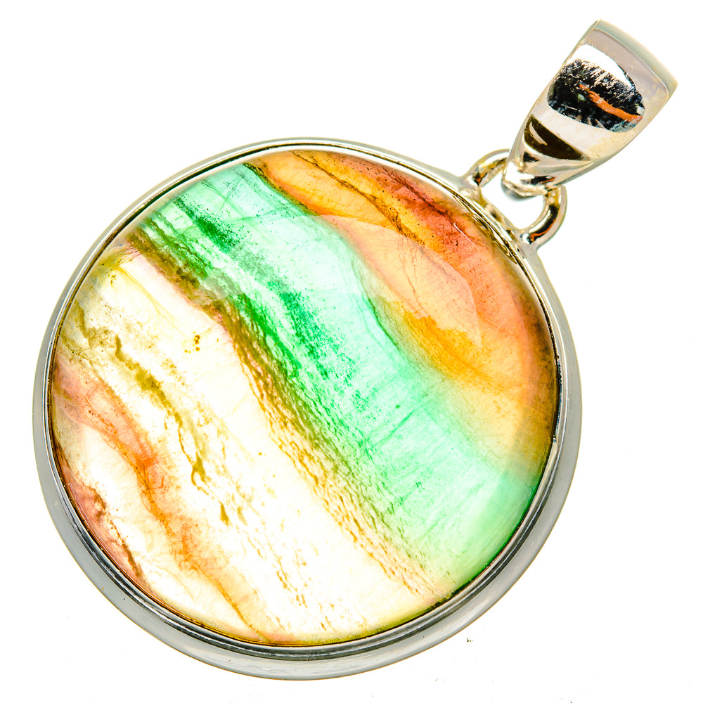 Green Fluorite Pendants handcrafted by Ana Silver Co - PD10084