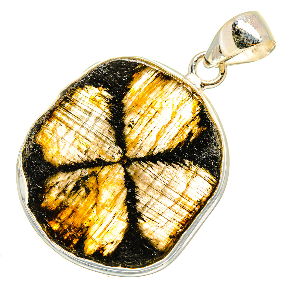 Chiastolite Pendants handcrafted by Ana Silver Co - PD10090