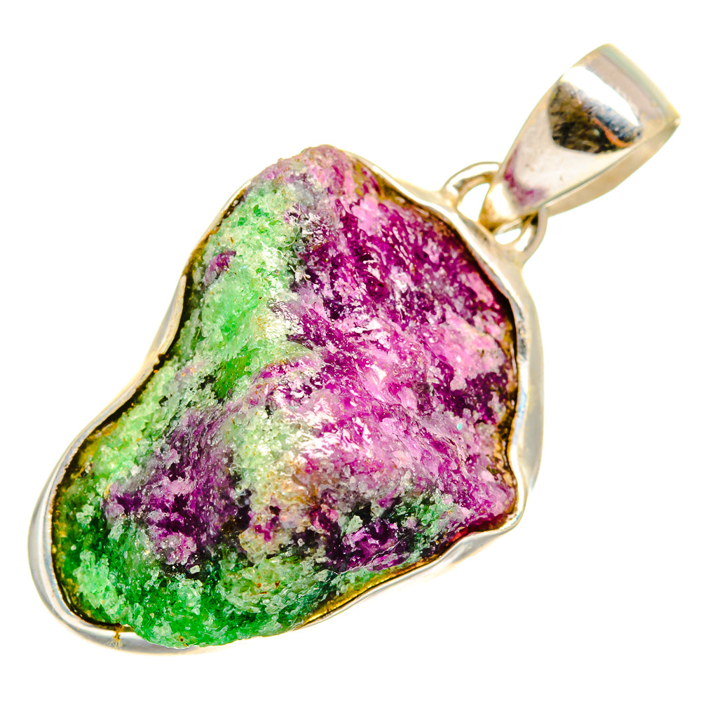 Ruby Zoisite Pendants handcrafted by Ana Silver Co - PD10112