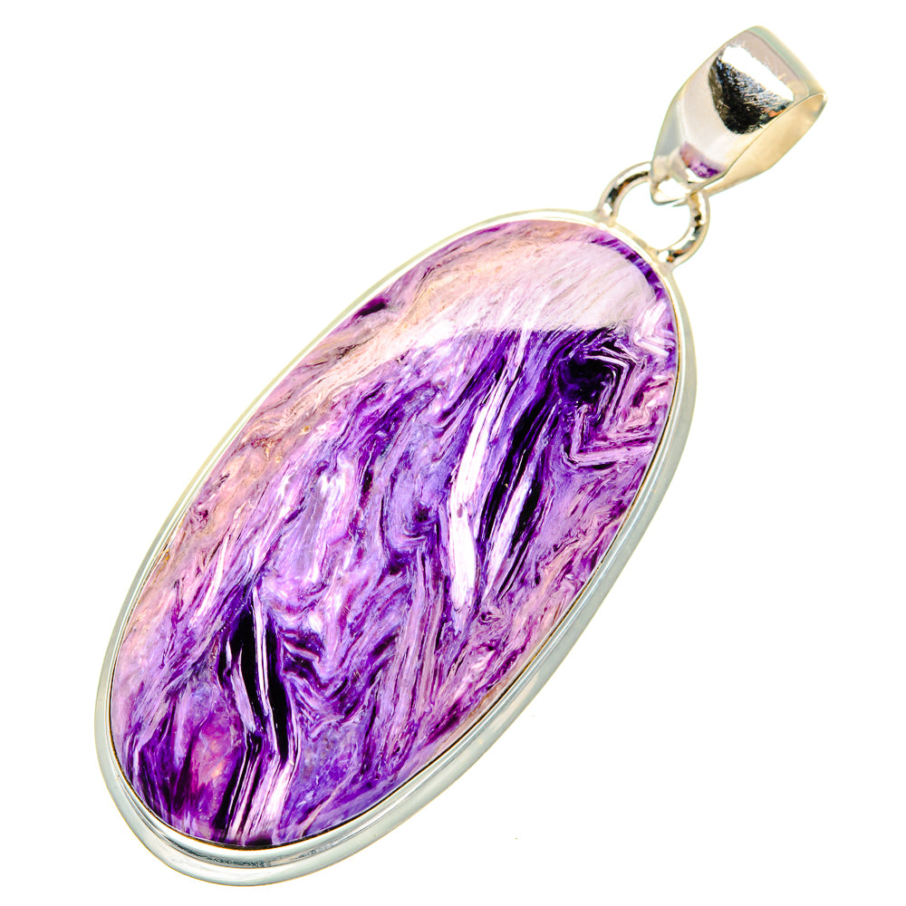 Charoite Pendants handcrafted by Ana Silver Co - PD10124