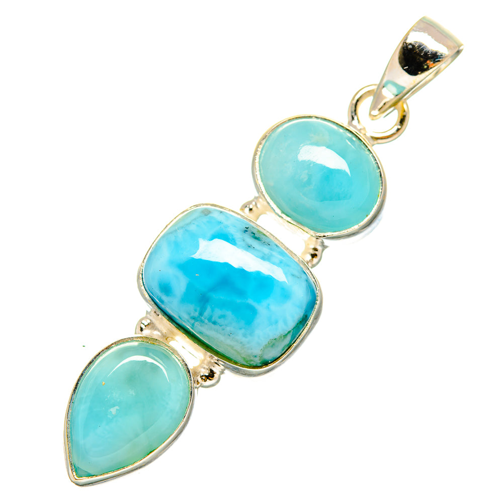 Larimar Pendants handcrafted by Ana Silver Co - PD10230