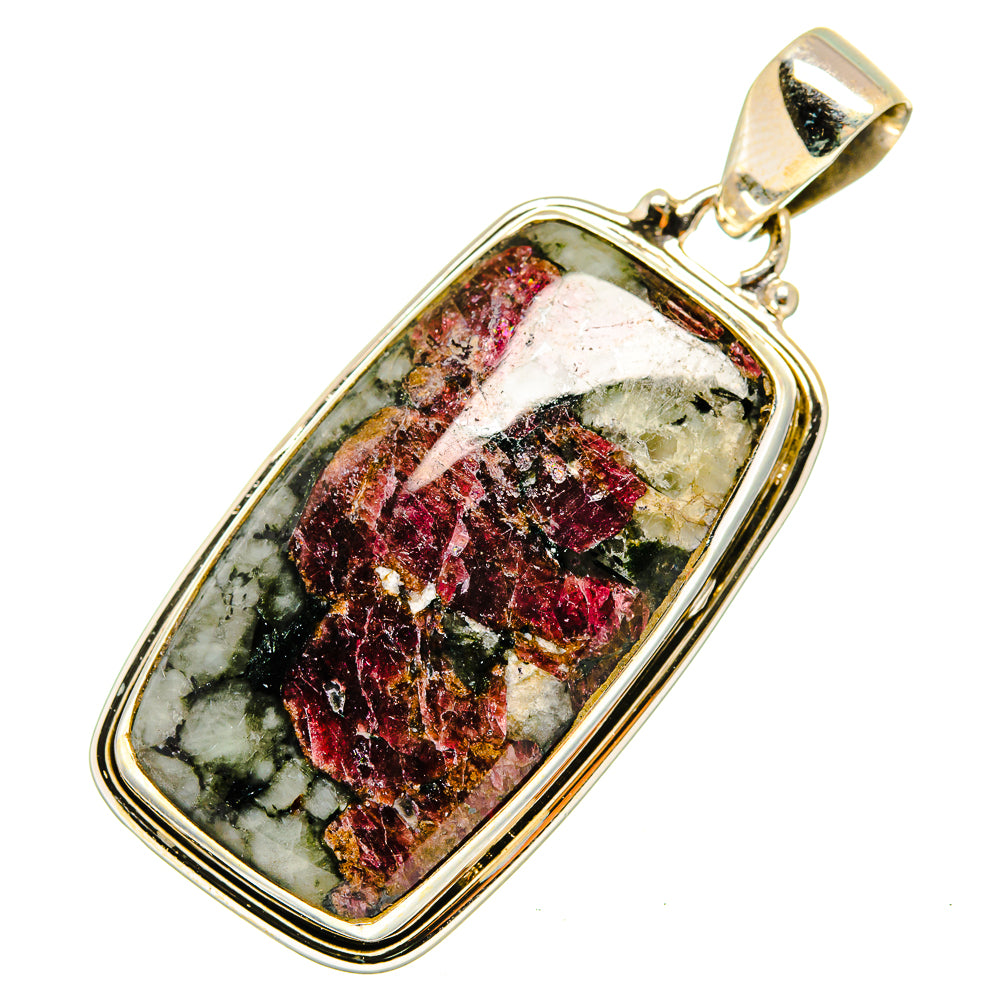 Russian Eudialyte Pendants handcrafted by Ana Silver Co - PD10239