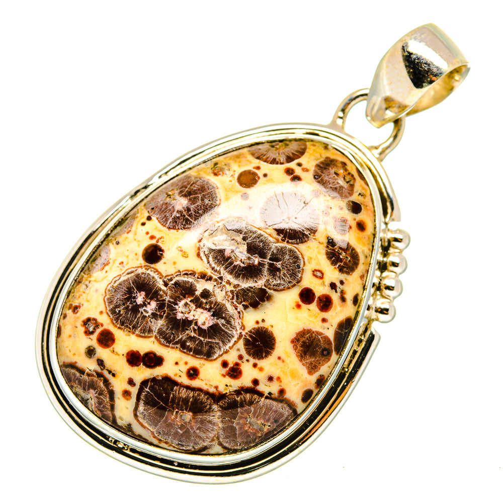 Poppy Jasper Pendants handcrafted by Ana Silver Co - PD10253 - Photo 2