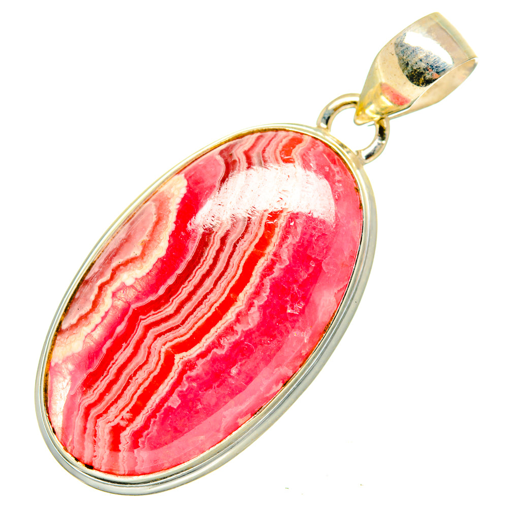 Rhodochrosite Pendants handcrafted by Ana Silver Co - PD10276