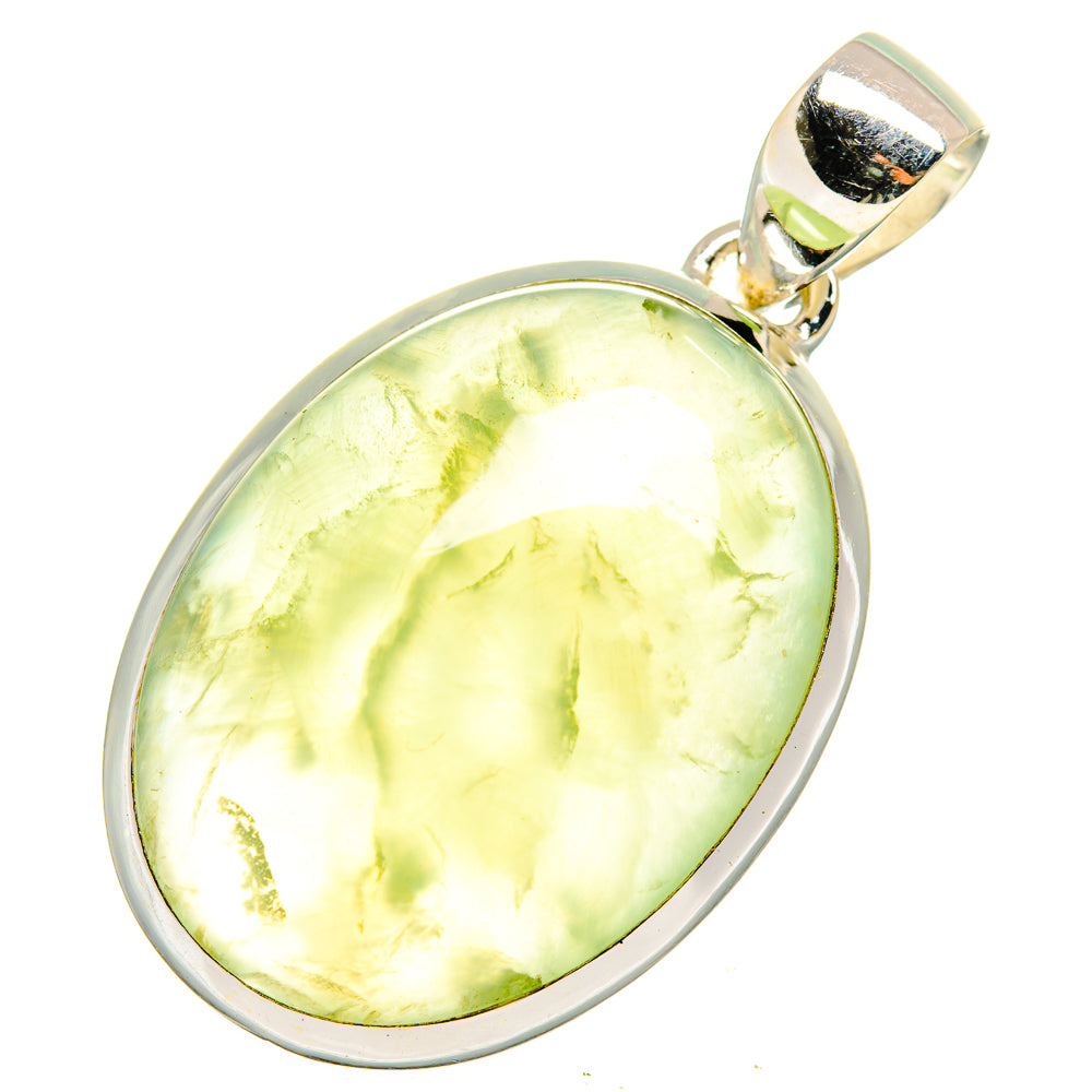 Prehnite Pendants handcrafted by Ana Silver Co - PD10317