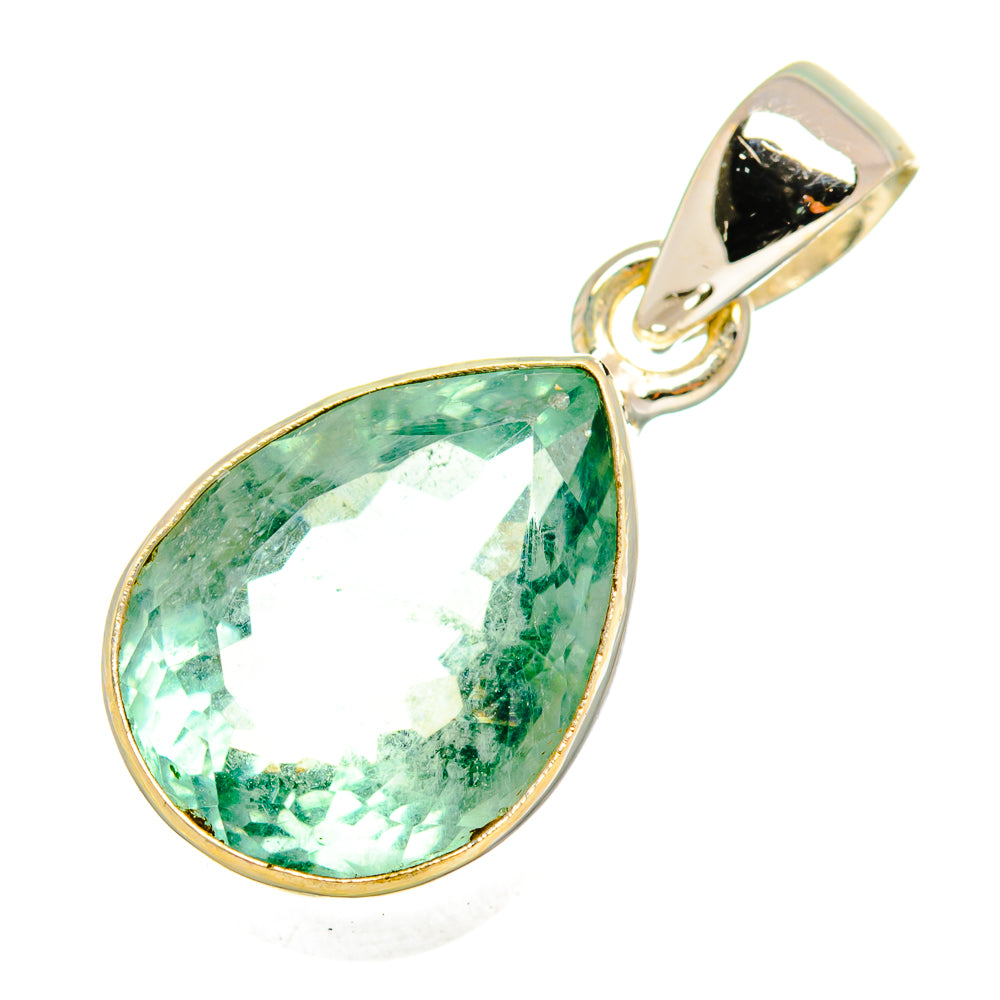 Green Fluorite Pendants handcrafted by Ana Silver Co - PD10322