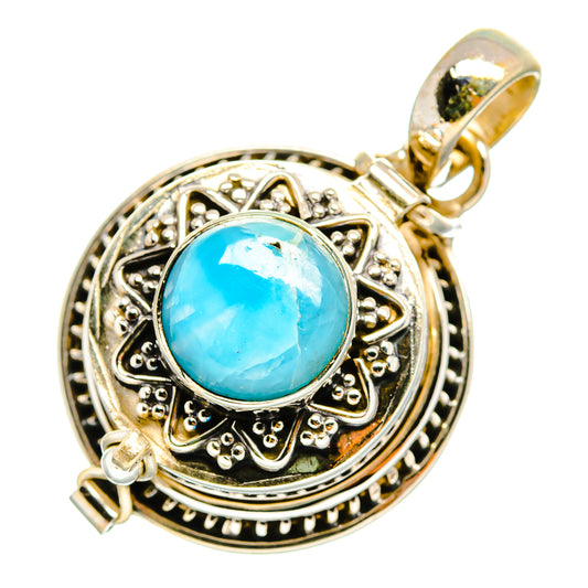 Larimar Pendants handcrafted by Ana Silver Co - PD10417