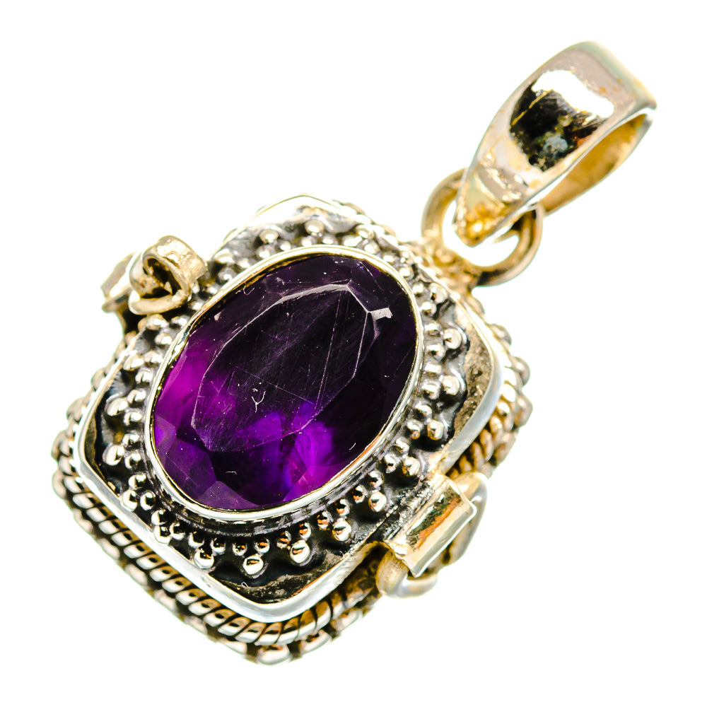 Amethyst Pendants handcrafted by Ana Silver Co - PD10428
