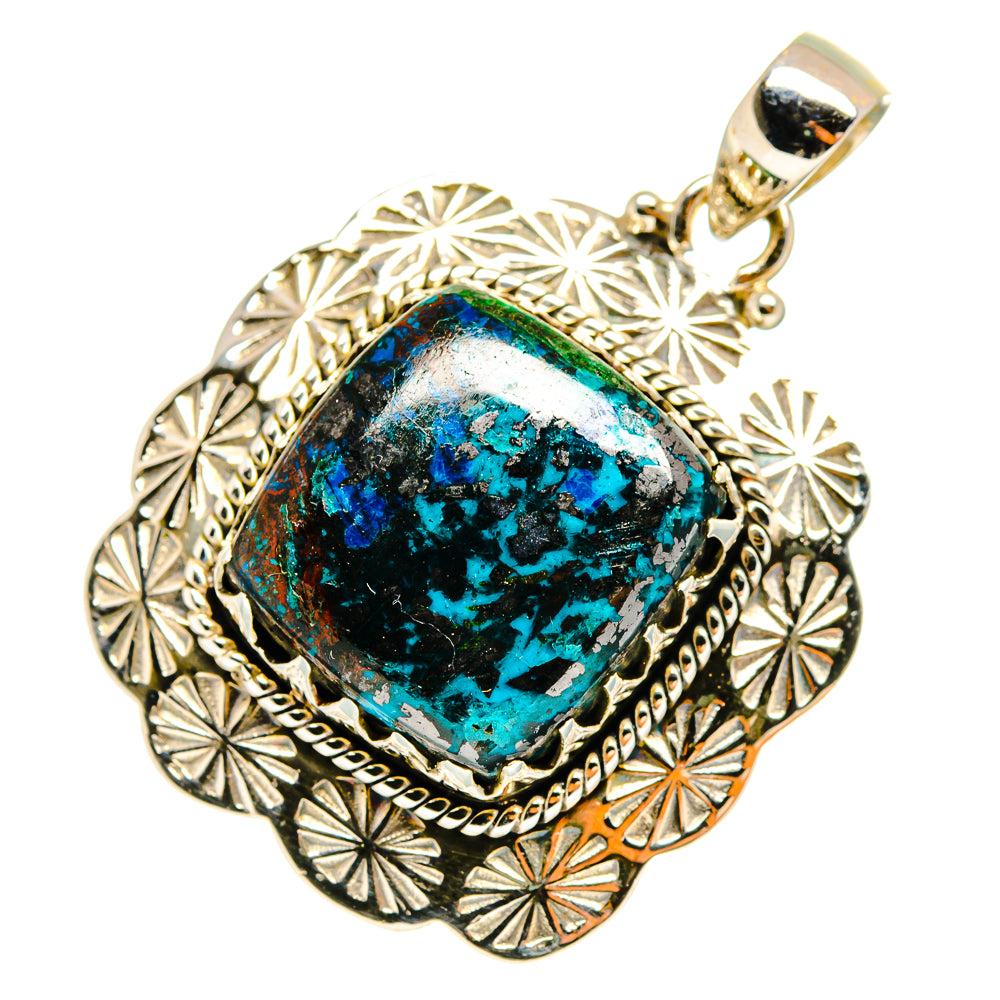 Shattuckite Pendants handcrafted by Ana Silver Co - PD10455
