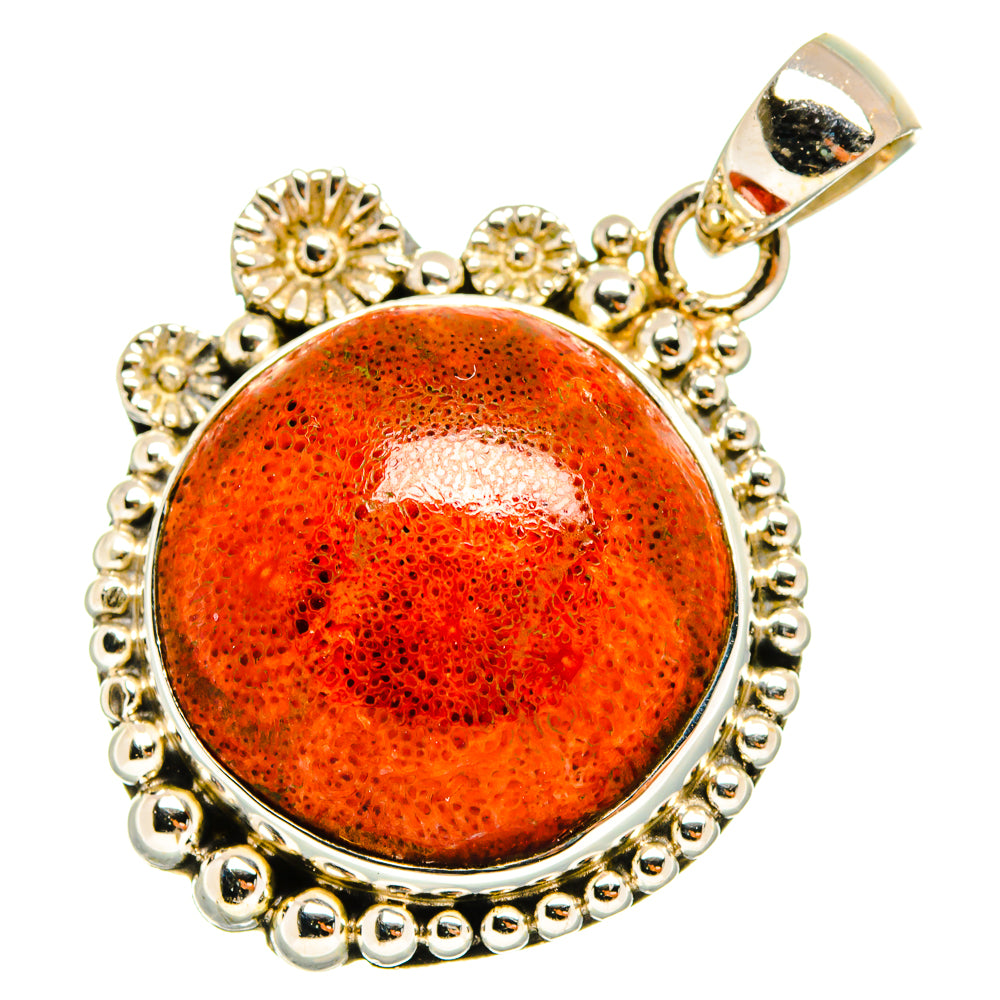 Sponge Coral Pendants handcrafted by Ana Silver Co - PD10490