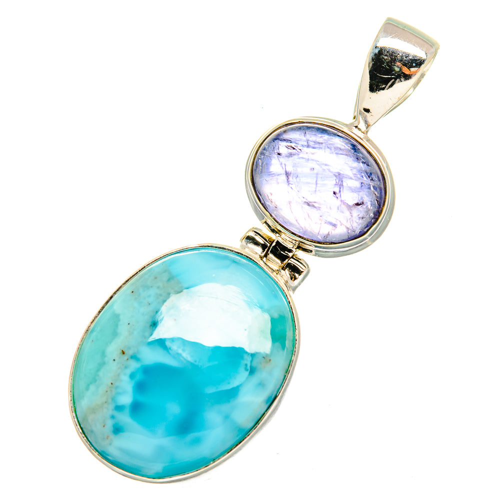 Larimar Pendants handcrafted by Ana Silver Co - PD10533