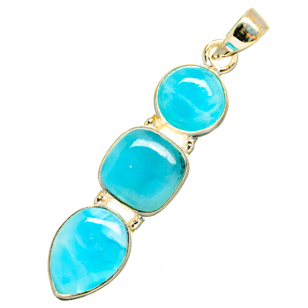 Larimar Pendants handcrafted by Ana Silver Co - PD10538
