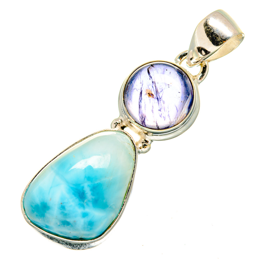 Larimar Pendants handcrafted by Ana Silver Co - PD10553