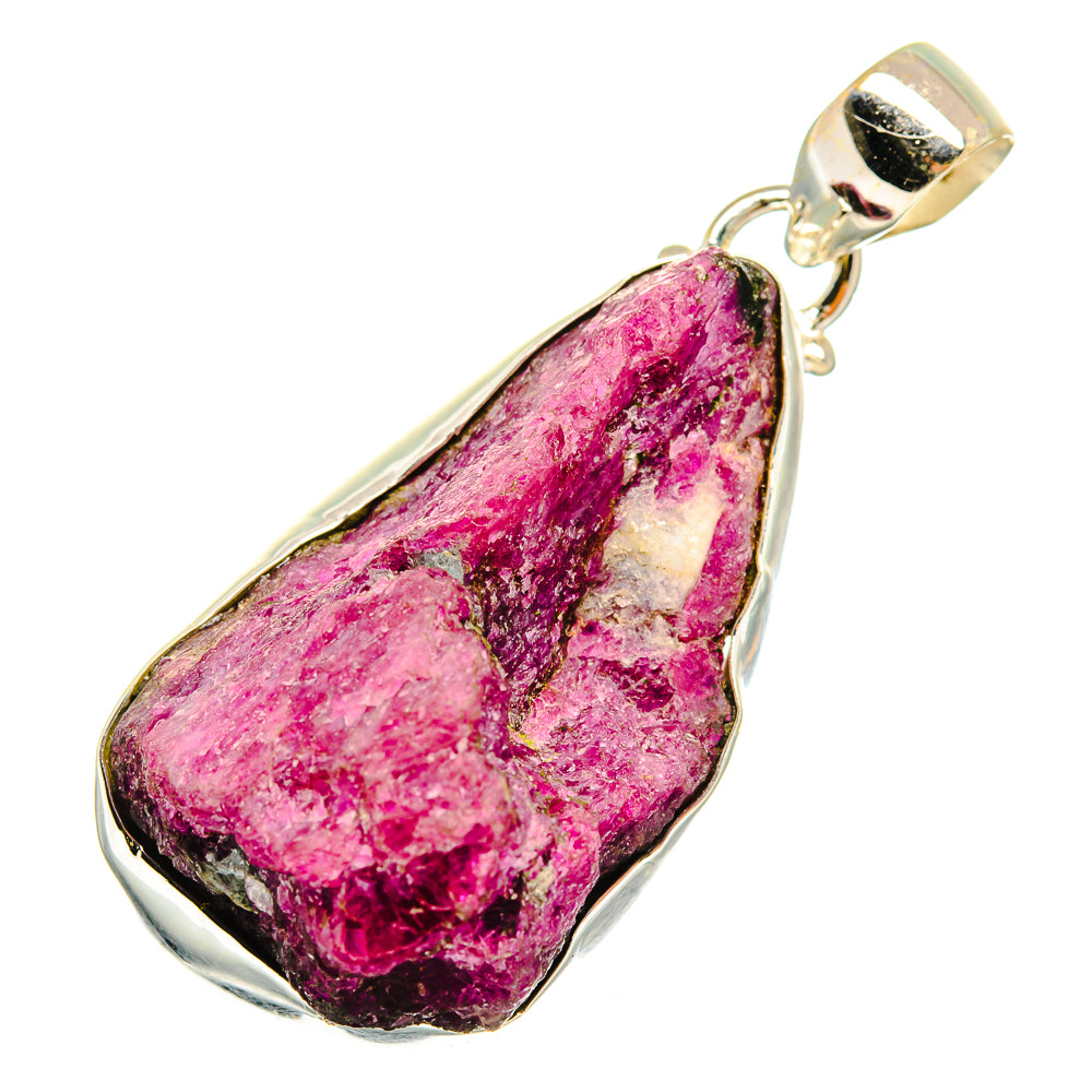 Ruby Zoisite Pendants handcrafted by Ana Silver Co - PD10594