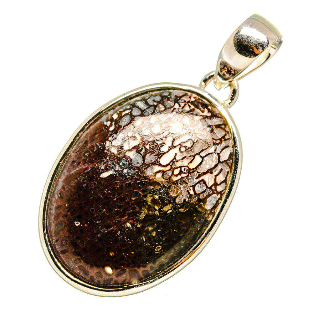Dinosaur Bone Pendants handcrafted by Ana Silver Co - PD10621