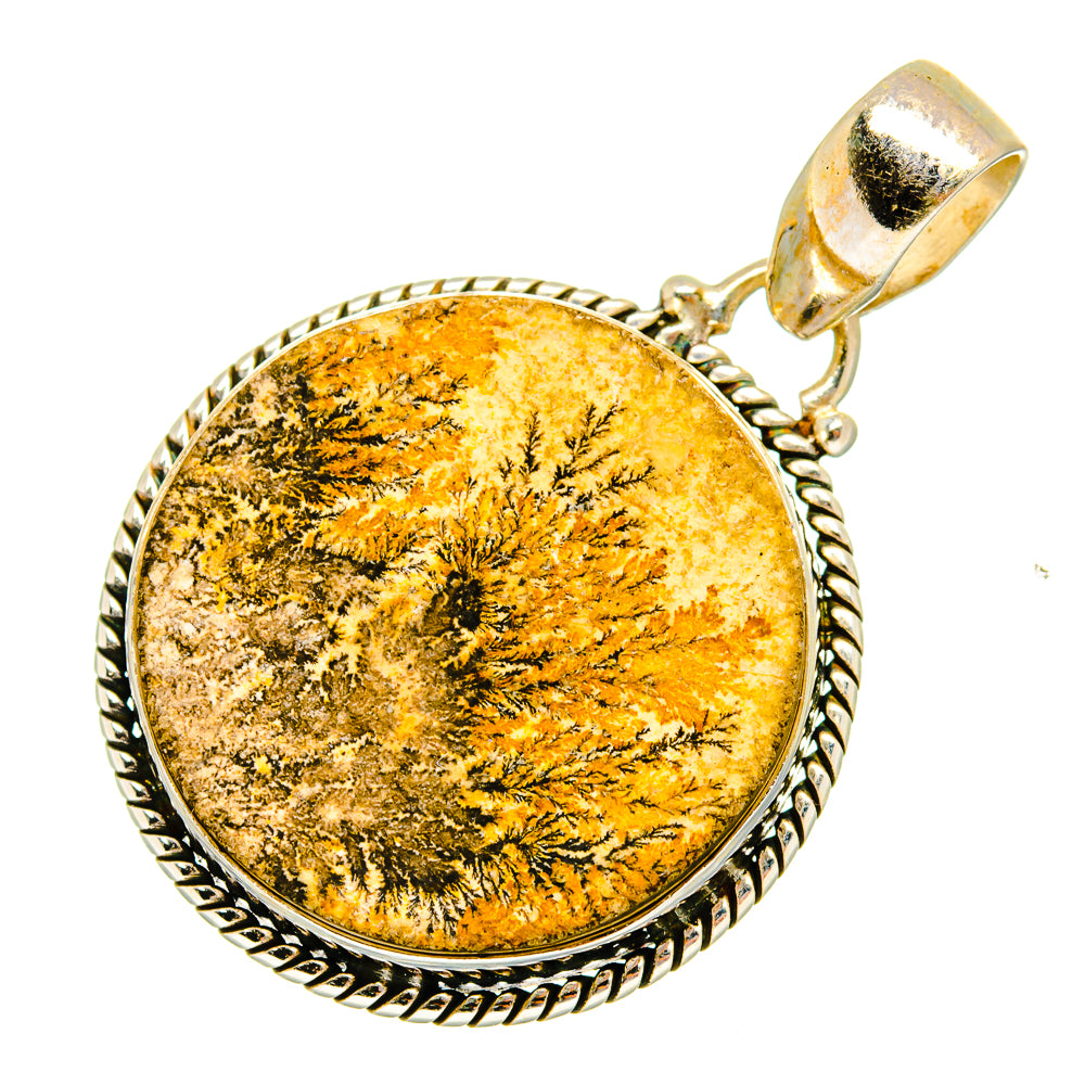 Germany Psilomelane Dendrite Pendants handcrafted by Ana Silver Co - PD10633