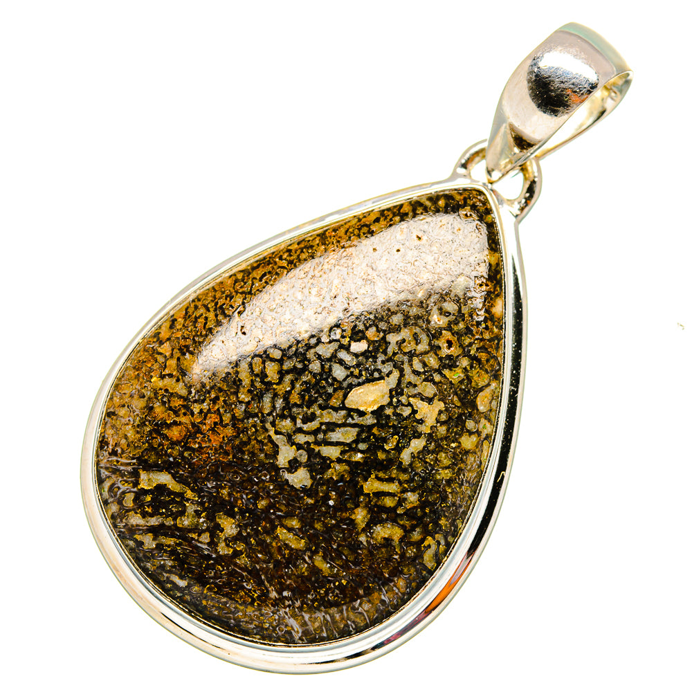 Dinosaur Bone Pendants handcrafted by Ana Silver Co - PD10634