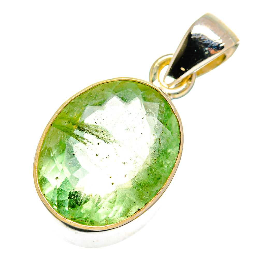 Prehnite Pendants handcrafted by Ana Silver Co - PD10767