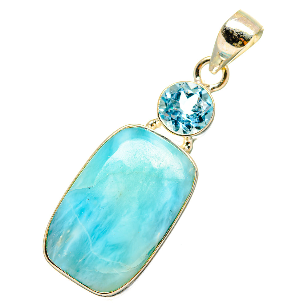 Larimar Pendants handcrafted by Ana Silver Co - PD10794
