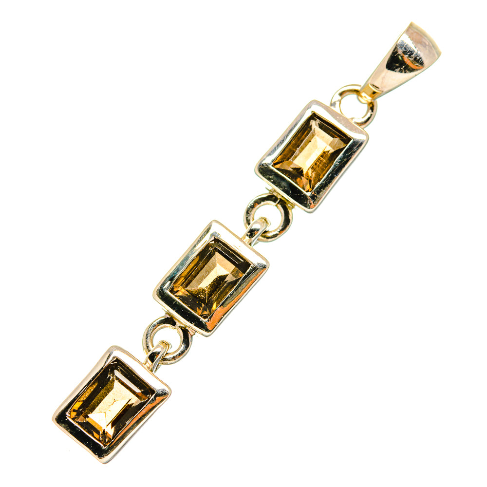 Smoky Quartz Pendants handcrafted by Ana Silver Co - PD10830