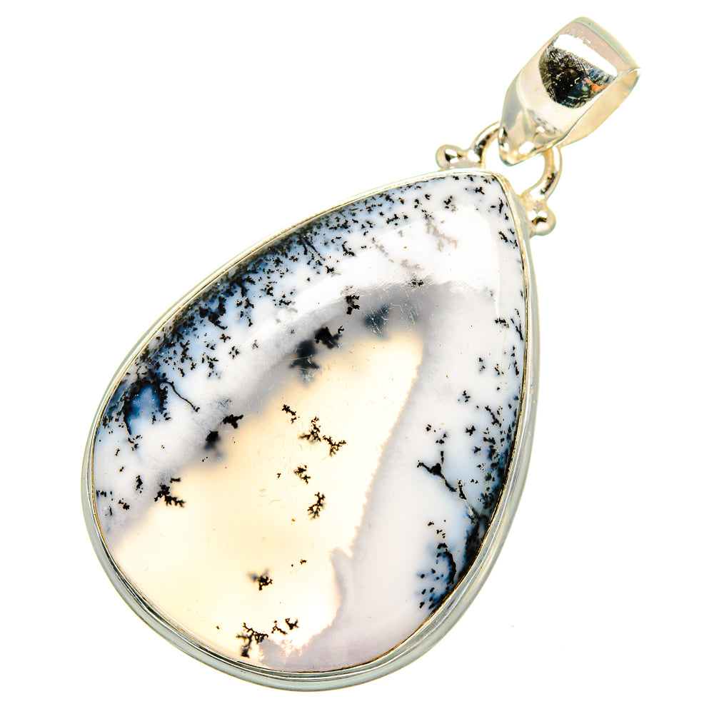 Dendritic Opal Pendants handcrafted by Ana Silver Co - PD10871