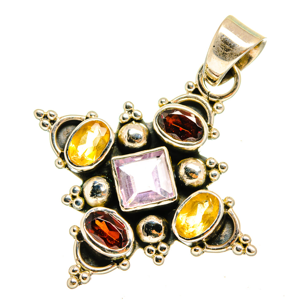 Amethyst Pendants handcrafted by Ana Silver Co - PD10925