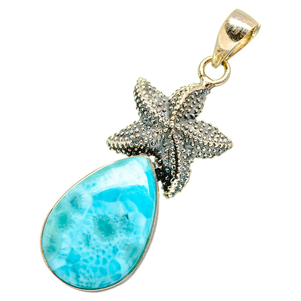 Larimar Pendants handcrafted by Ana Silver Co - PD10954