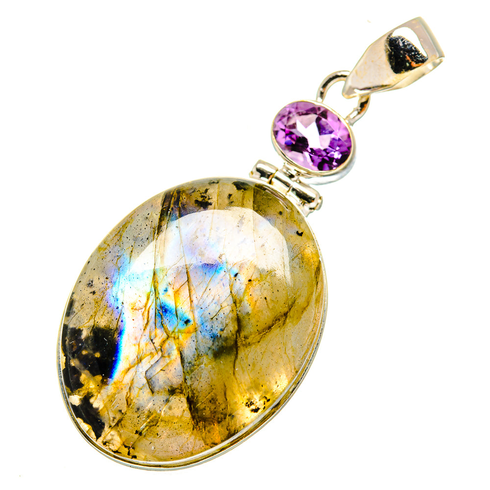 Labradorite Pendants handcrafted by Ana Silver Co - PD10969