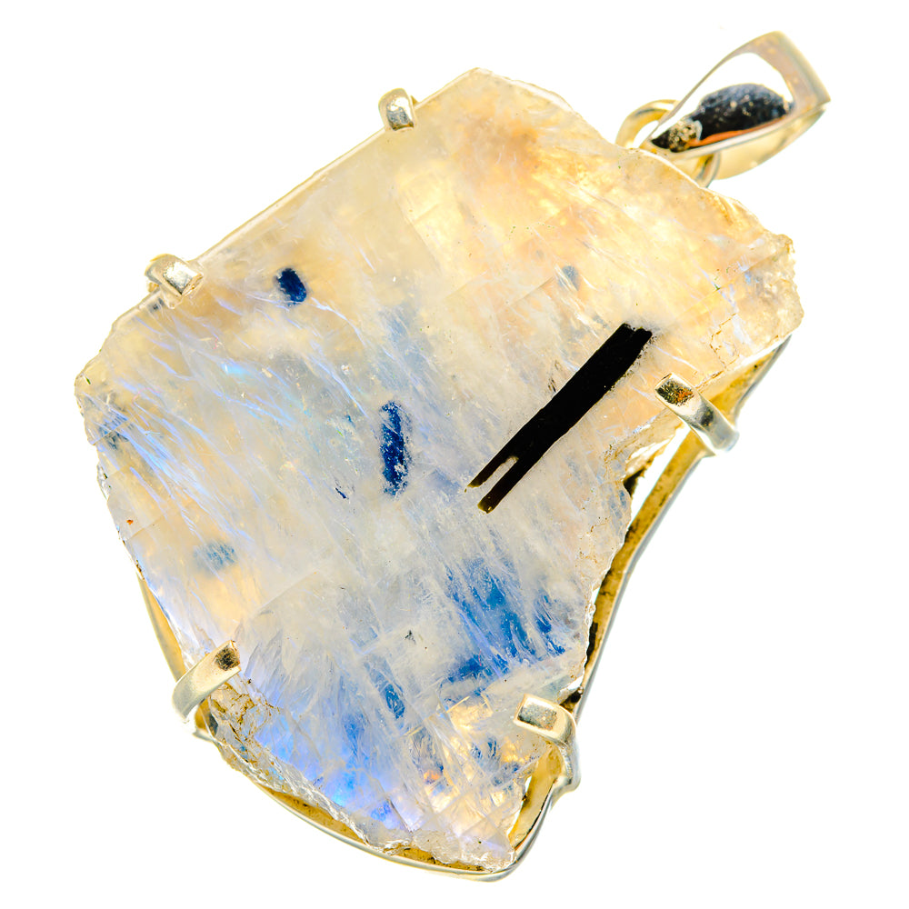 Rainbow Moonstone Pendants handcrafted by Ana Silver Co - PD10986