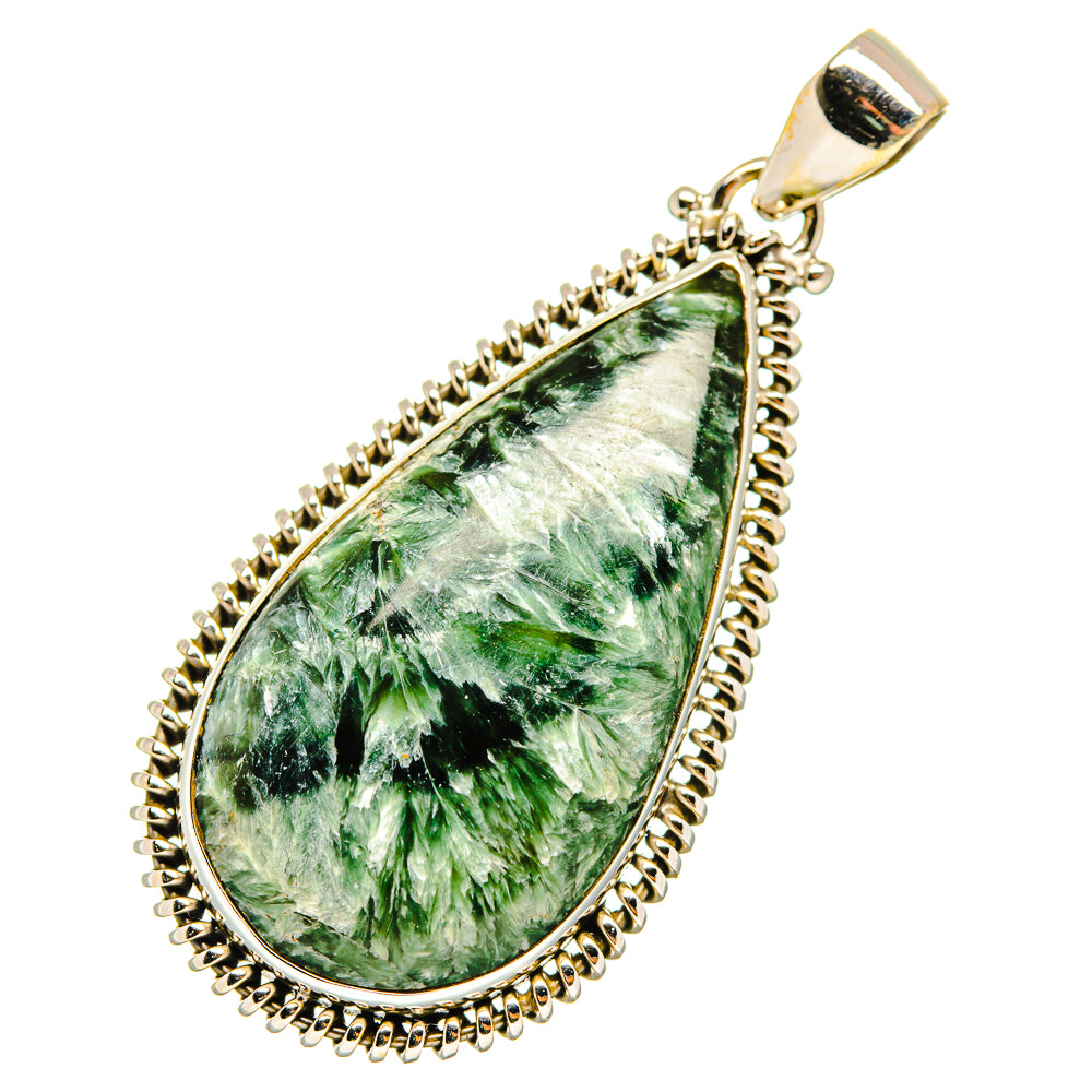 Seraphinite Pendants handcrafted by Ana Silver Co - PD11001