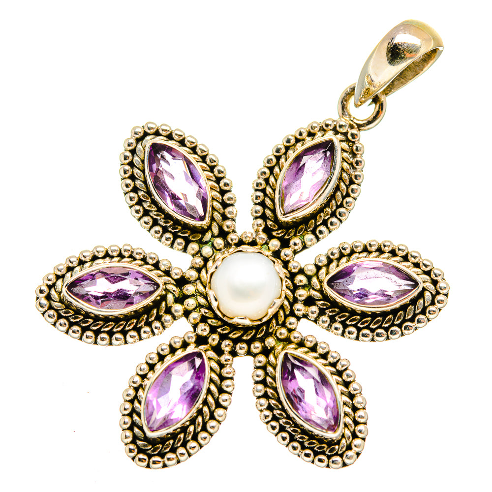 Amethyst Pendants handcrafted by Ana Silver Co - PD11009