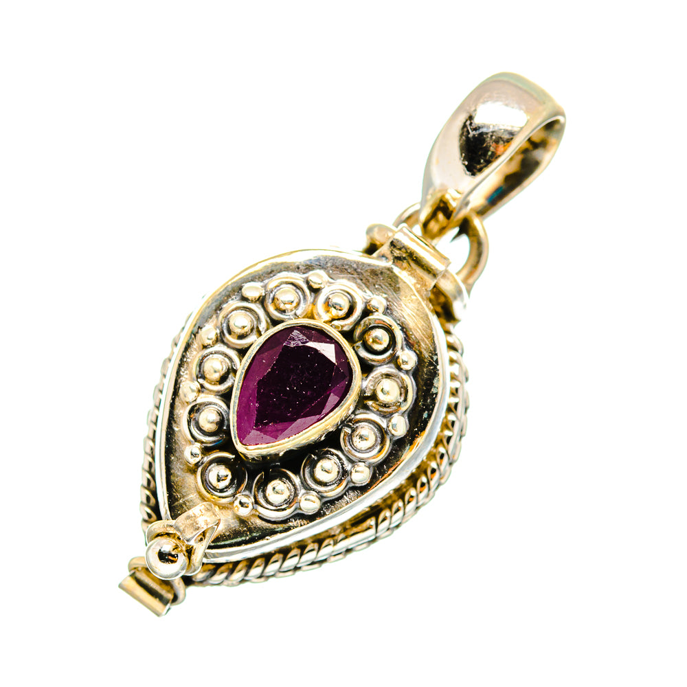 Ruby Pendants handcrafted by Ana Silver Co - PD11044
