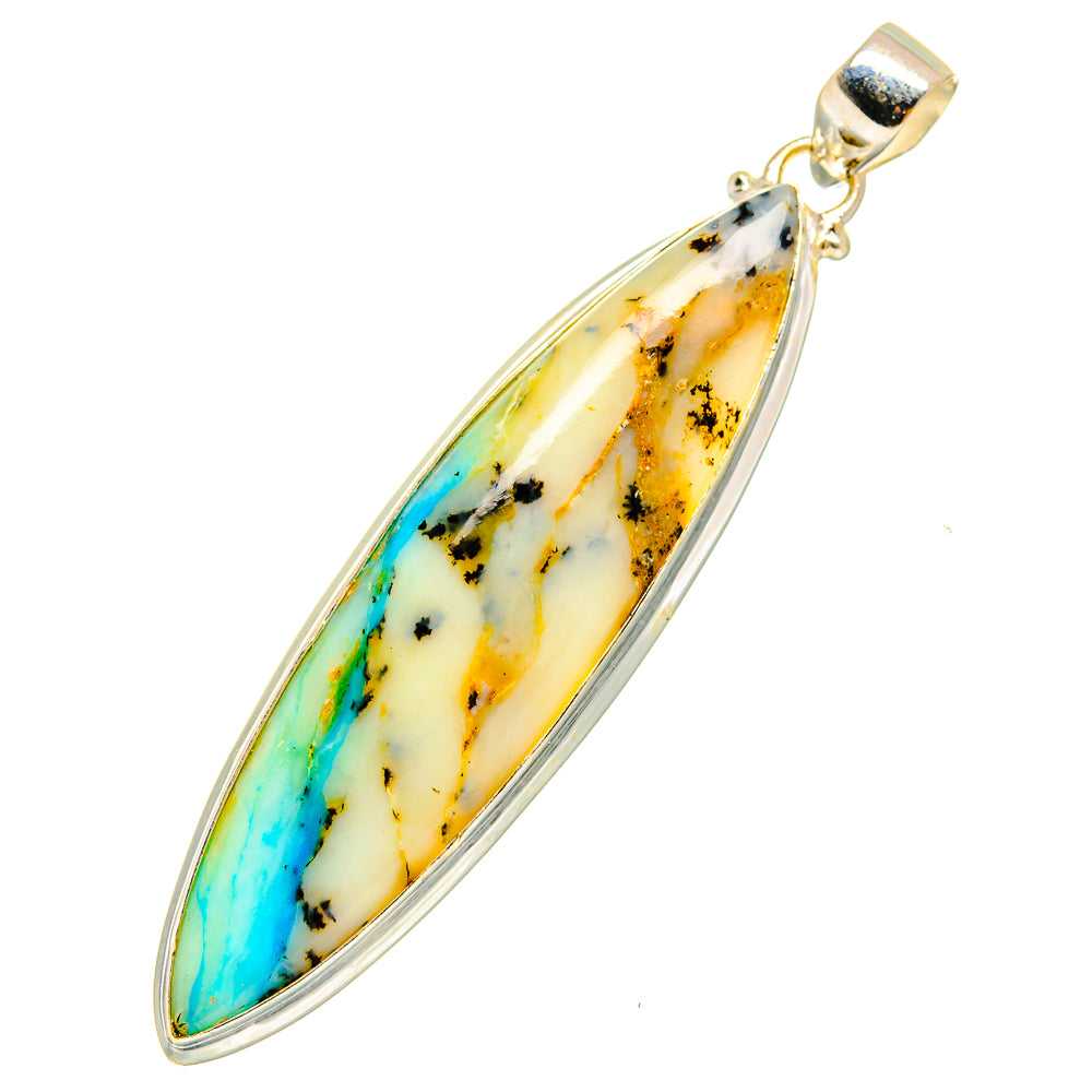 Peruvian Opal Pendants handcrafted by Ana Silver Co - PD11076