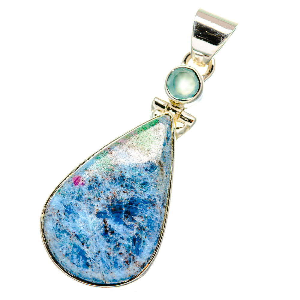 Ruby Fuchsite Pendants handcrafted by Ana Silver Co - PD11104