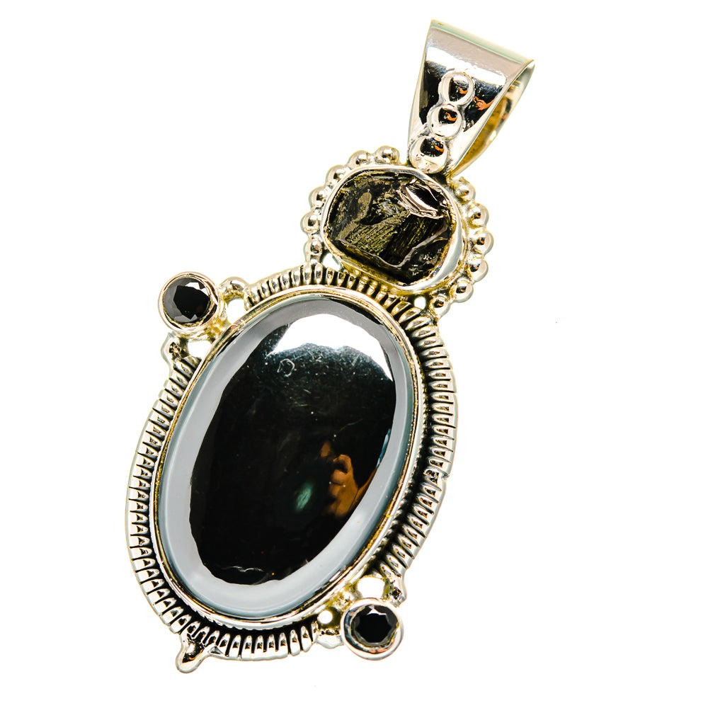 Hematite Pendants handcrafted by Ana Silver Co - PD11113
